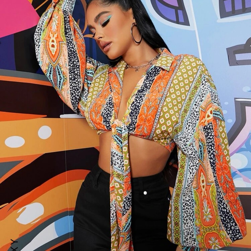 Crop top blouse